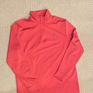 Vineyard Vines men’s S 1/4 zip nantucket red